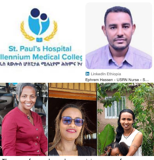 There are few cadres who are giving names for intelligence personnel’s and Civil Securities at Saint Paulos Hospital. Their names are mentioned below!